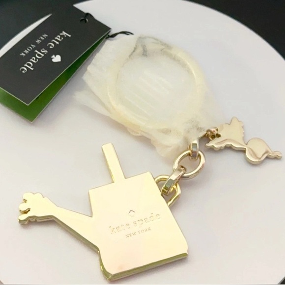 NWT Kate Spade Harvest Time Watering Can Keychain/ Bag Charm 😍 - Picture 9 of 14